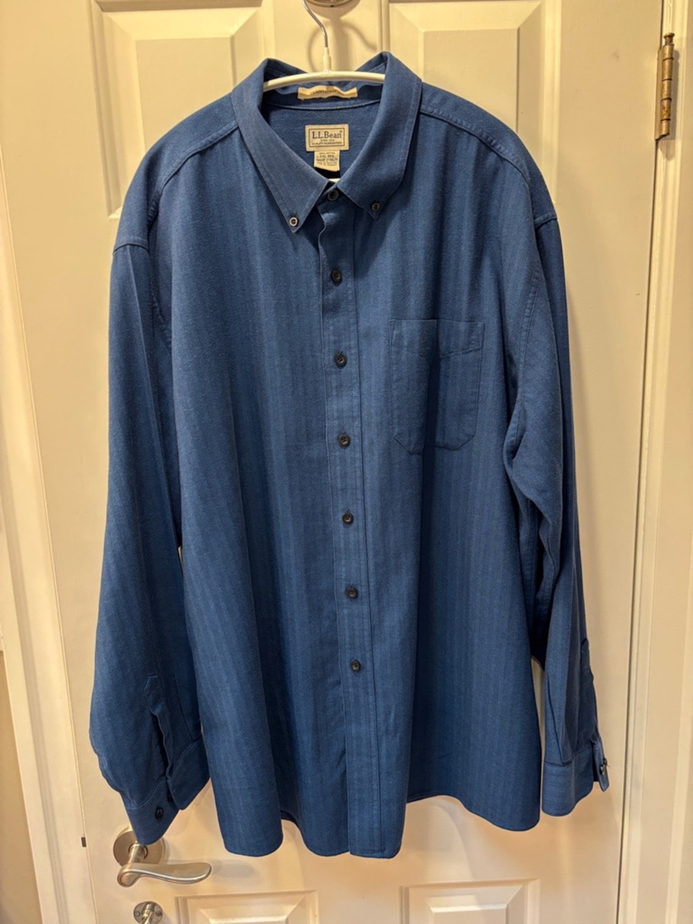 L.L. Bean Men's Blue Button-Down Shirt